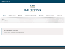 Tablet Screenshot of bvhbedding.com.au